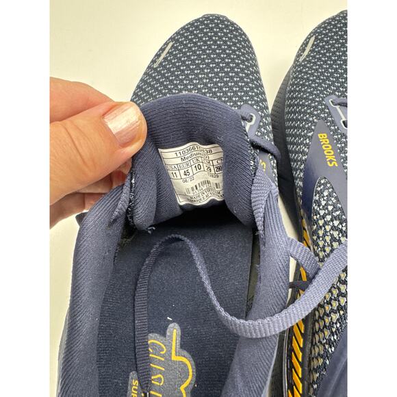 Brooks Adrenaline GTS 22 Mens Shoes Size 11D Blue Running Athletic Sneakers - Picture 5 of 6